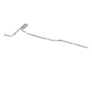 Ford Fusion Performance Exhaust - Single Straight Passenger Side Rear - Magnaflow - Street Catback - Polished - `15-`18