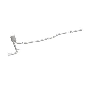 Ford Fusion Performance Exhaust - Single Straight Passenger Side Rear - Magnaflow - Street Catback - Polished - `15-`18