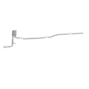 Ford Fusion Performance Exhaust - Single Straight Passenger Side Rear - Magnaflow - Street Catback - Polished - `15-`18