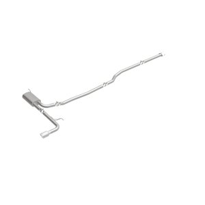 Ford Fusion Performance Exhaust - Single Straight Passenger Side Rear - Magnaflow - Street Catback - Polished - `15-`18