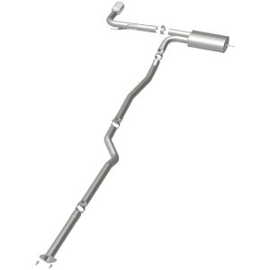 Ford Fusion Performance Exhaust - Single Straight Passenger Side Rear - Magnaflow - Street Catback - Polished - `15-`18