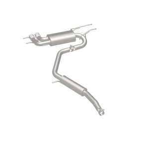 Mazda MX-5 Miata Performance Exhaust - Rear - Magnaflow - Cat-Back, Dual Straight Passenger Side Rear Exit, 3in Polished Welded-On Double Wall Angle Cut Folded Edge Tips - Polished - `15-`23