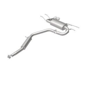 Mazda MX-5 Miata Performance Exhaust - Rear - Magnaflow - Cat-Back, Dual Straight Passenger Side Rear Exit, 3in Polished Welded-On Double Wall Angle Cut Folded Edge Tips - Polished - `15-`23