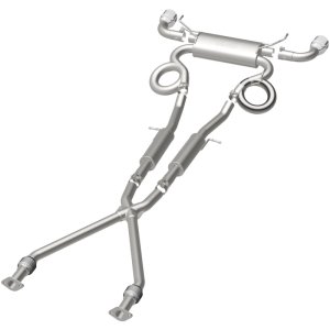 Nissan 370Z Performance Exhaust - Dual Split Rear Exit - Magnaflow - Street Series Cat Back - `09-`20