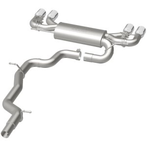 Volkswagen Golf R Performance Exhaust - Rear - Magnaflow - Cat Back, Sport Series - Polished - `15-`17