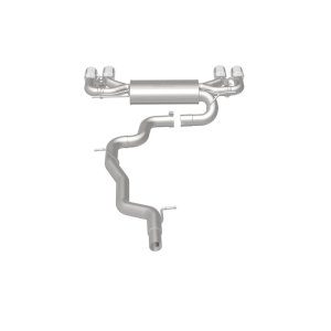 Volkswagen Golf R Performance Exhaust - Rear - Magnaflow - Cat Back, Sport Series - Polished - `15-`17