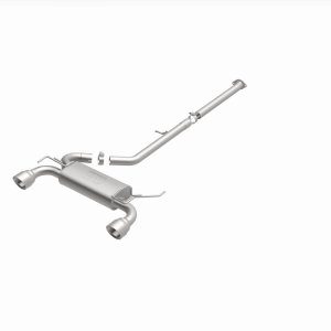 Nissan 350Z Performance Exhaust - Rear - Magnaflow - Street Series Cat Back, Dual Split Rear Exit, Polished 4.5in Tips - `03-`09
