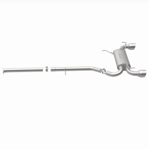 Nissan 350Z Performance Exhaust - Rear - Magnaflow - Street Series Cat Back, Dual Split Rear Exit, Polished 4.5in Tips - `03-`09