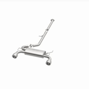 Nissan 350Z Performance Exhaust - Rear - Magnaflow - Street Series Cat Back, Dual Split Rear Exit, Polished 4.5in Tips - `03-`09