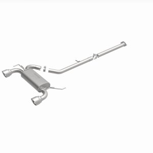 Nissan 350Z Performance Exhaust - Rear - Magnaflow - Street Series Cat Back, Dual Split Rear Exit, Polished 4.5in Tips - `03-`09