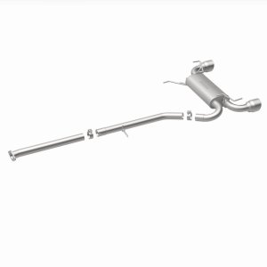 Nissan 350Z Performance Exhaust - Rear - Magnaflow - Street Series Cat Back, Dual Split Rear Exit, Polished 4.5in Tips - `03-`09