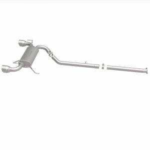 Nissan 350Z Performance Exhaust - Rear - Magnaflow - Street Series Cat Back, Dual Split Rear Exit, Polished 4.5in Tips - `03-`09