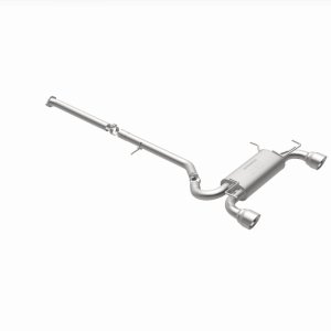 Nissan 350Z Performance Exhaust - Rear - Magnaflow - Street Series Cat Back, Dual Split Rear Exit, Polished 4.5in Tips - `03-`09