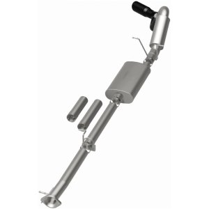 Chevrolet 2500 Performance Exhaust - Single Passenger Side Rear Exit - Magnaflow - Cat Back - Black - `11-`19