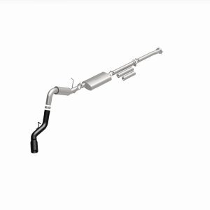 Chevrolet 3500 Performance Exhaust - Single Passenger Side Rear Exit - Magnaflow - Cat Back - Black - `11-`19