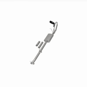 Chevrolet 3500 Performance Exhaust - Single Passenger Side Rear Exit - Magnaflow - Cat Back - Black - `11-`19