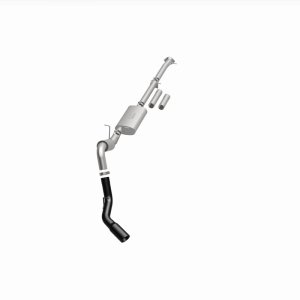 Chevrolet 3500 Performance Exhaust - Single Passenger Side Rear Exit - Magnaflow - Cat Back - Black - `11-`19