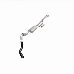 Chevrolet 3500 Performance Exhaust - Single Passenger Side Rear Exit - Magnaflow - Cat Back - Black - `11-`19