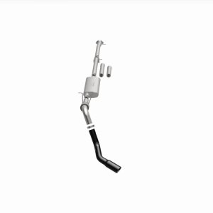 GMC 2500 Performance Exhaust - Single Passenger Side Rear Exit - Magnaflow - Cat Back - Black - `11-`19
