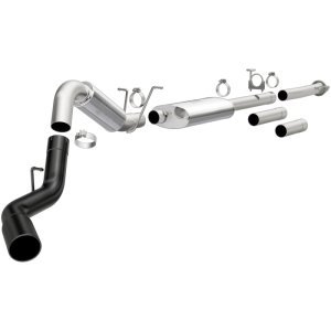 GMC 2500 Performance Exhaust - Single Passenger Side Rear Exit - Magnaflow - Cat Back - Black - `11-`19