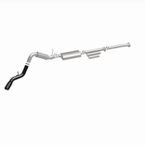 GMC 2500 Performance Exhaust - Single Passenger Side Rear Exit - Magnaflow - Cat Back - Black - `11-`19
