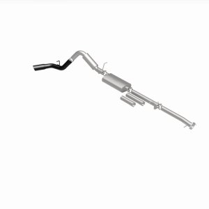 GMC 3500 Performance Exhaust - Single Passenger Side Rear Exit - Magnaflow - Cat Back - Black - `11-`19