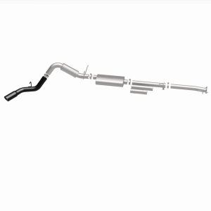 GMC 3500 Performance Exhaust - Single Passenger Side Rear Exit - Magnaflow - Cat Back - Black - `11-`19