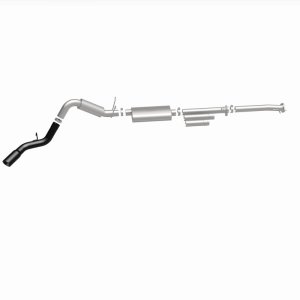 GMC 3500 Performance Exhaust - Single Passenger Side Rear Exit - Magnaflow - Cat Back - Black - `11-`19