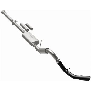 GMC 3500 Performance Exhaust - Single Passenger Side Rear Exit - Magnaflow - Cat Back - Black - `11-`19