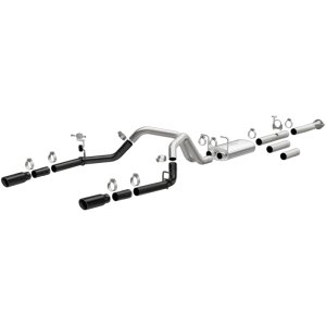 Chevrolet Silverado 2500 Performance Exhaust - Magnaflow - Street Series Black Cat-Back - Black - `11-`19