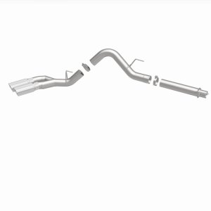 Ford F-150 Performance Exhaust - Dual Same Side Behind Passenger Rear Tire - Magnaflow - Cat Back, Street Series - Polished - `18-`20 Ford F-150 Performance Exhaust - Dual Same Side Behind Passenger Rear Tire - Magnaflow - Cat Back, Street Series - Polished - `18-`20