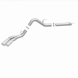 Ford F-150 Performance Exhaust - Dual Same Side Behind Passenger Rear Tire - Magnaflow - Cat Back, Street Series - Polished - `18-`20 Ford F-150 Performance Exhaust - Dual Same Side Behind Passenger Rear Tire - Magnaflow - Cat Back, Street Series - Polished - `18-`20