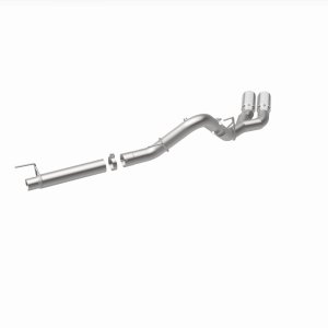 Ford F-150 Performance Exhaust - Dual Same Side Behind Passenger Rear Tire - Magnaflow - Cat Back, Street Series - Polished - `18-`20 Ford F-150 Performance Exhaust - Dual Same Side Behind Passenger Rear Tire - Magnaflow - Cat Back, Street Series - Polished - `18-`20