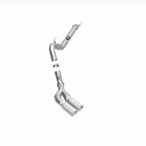 Ford F-150 Performance Exhaust - Dual Same Side Behind Passenger Rear Tire - Magnaflow - Cat Back, Street Series - Polished - `18-`20 Ford F-150 Performance Exhaust - Dual Same Side Behind Passenger Rear Tire - Magnaflow - Cat Back, Street Series - Polished - `18-`20
