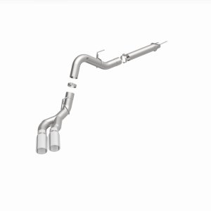 Ford F-150 Performance Exhaust - Dual Same Side Behind Passenger Rear Tire - Magnaflow - Cat Back, Street Series - Polished - `18-`20 Ford F-150 Performance Exhaust - Dual Same Side Behind Passenger Rear Tire - Magnaflow - Cat Back, Street Series - Polished - `18-`20