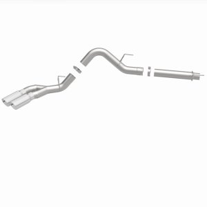 Ford F-150 Performance Exhaust - Dual Same Side Behind Passenger Rear Tire - Magnaflow - Cat Back, Street Series - Polished - `18-`20 Ford F-150 Performance Exhaust - Dual Same Side Behind Passenger Rear Tire - Magnaflow - Cat Back, Street Series - Polished - `18-`20