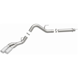 Ford F-150 Performance Exhaust - Dual Same Side Behind Passenger Rear Tire - Magnaflow - Cat Back, Street Series - Polished - `18-`20 Ford F-150 Performance Exhaust - Dual Same Side Behind Passenger Rear Tire - Magnaflow - Cat Back, Street Series - Polished - `18-`20