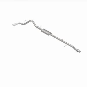 Chevrolet Silverado 1500 Performance Exhaust - Single Passenger Side Rear - Magnaflow - Street Series Cat-Back - Polished - 2019