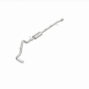 Chevrolet Silverado 1500 Performance Exhaust - Single Passenger Side Rear - Magnaflow - Street Series Cat-Back - Polished - 2019