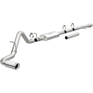 Chevrolet Silverado 1500 Performance Exhaust - Single Passenger Side Rear - Magnaflow - Street Series Cat-Back - Polished - 2019