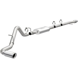Chevrolet Silverado 1500 Performance Exhaust - Single Passenger Side Rear - Magnaflow - Street Series Cat-Back - Polished - 2019 Chevrolet Silverado 1500 Performance Exhaust - Single Passenger Side Rear - Magnaflow - Street Series Cat-Back - Polished - 2019