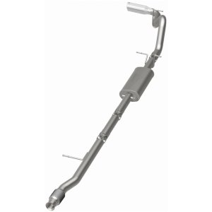 Chevrolet Silverado 1500 Performance Exhaust - Single Passenger Side Rear - Magnaflow - Street Series Cat-Back - Polished - 2019