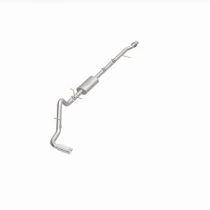 Chevrolet Silverado 1500 Performance Exhaust - Single Passenger Side Rear - Magnaflow - Street Series Cat-Back - Polished - 2019