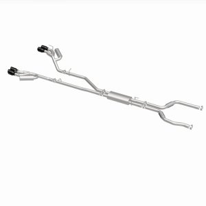 Ford Explorer Performance Exhaust - Magnaflow - Street Series Cat-Back - Black Chrome - `20-`25