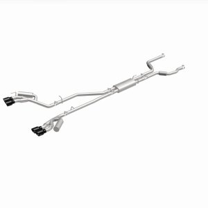Ford Explorer Performance Exhaust - Magnaflow - Street Series Cat-Back - Black Chrome - `20-`25