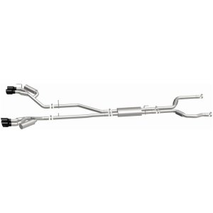 Ford Explorer Performance Exhaust - Magnaflow - Street Series Cat-Back - Black Chrome - `20-`25