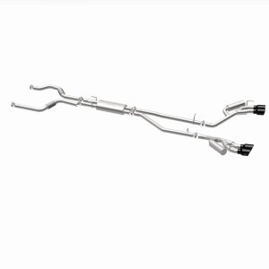 Ford Explorer Performance Exhaust - Magnaflow - Street Series Cat-Back - Black Chrome - `20-`25