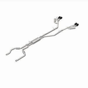 Ford Explorer Performance Exhaust - Magnaflow - Street Series Cat-Back - Black Chrome - `20-`25