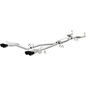 Ford Explorer Performance Exhaust - Magnaflow - Street Series Cat-Back - Black Chrome - `20-`25