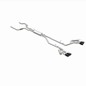 Lincoln Aviator Performance Exhaust - Magnaflow - Street Series Cat-Back - Black Chrome - `20-`25
